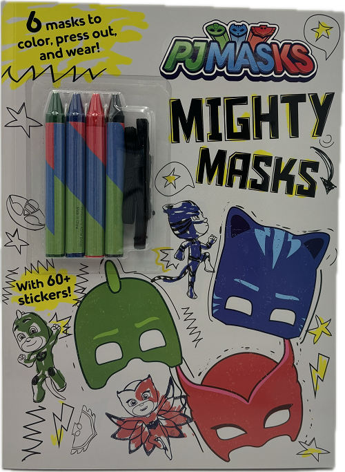 PJ MASKS: MIGHTY MASKS - PAPERBACK COLORING BOOK 48pgs PP$7.99 US / $9.99 CAN