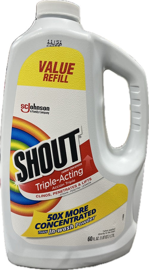 SP SHOUT 60oz STAIN REMOVER-REFILL.
