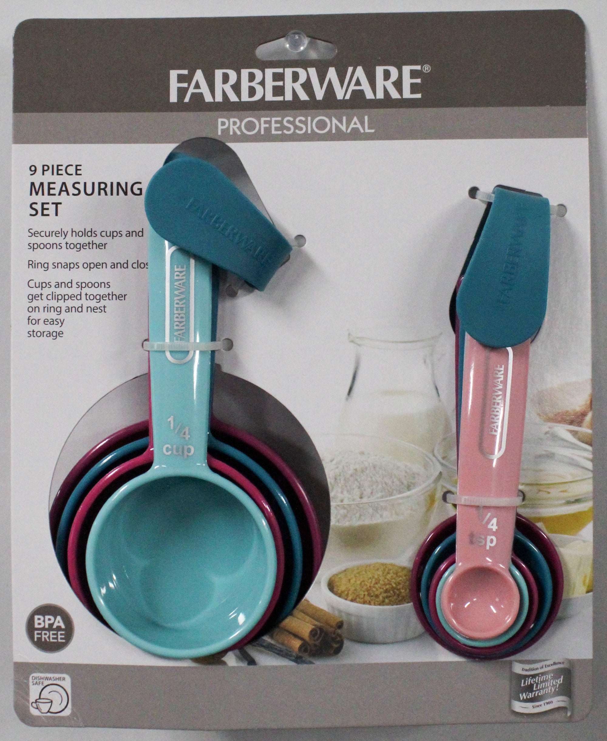 FARBERWARE MEASURING SPOON AND CUP SET ASST NI