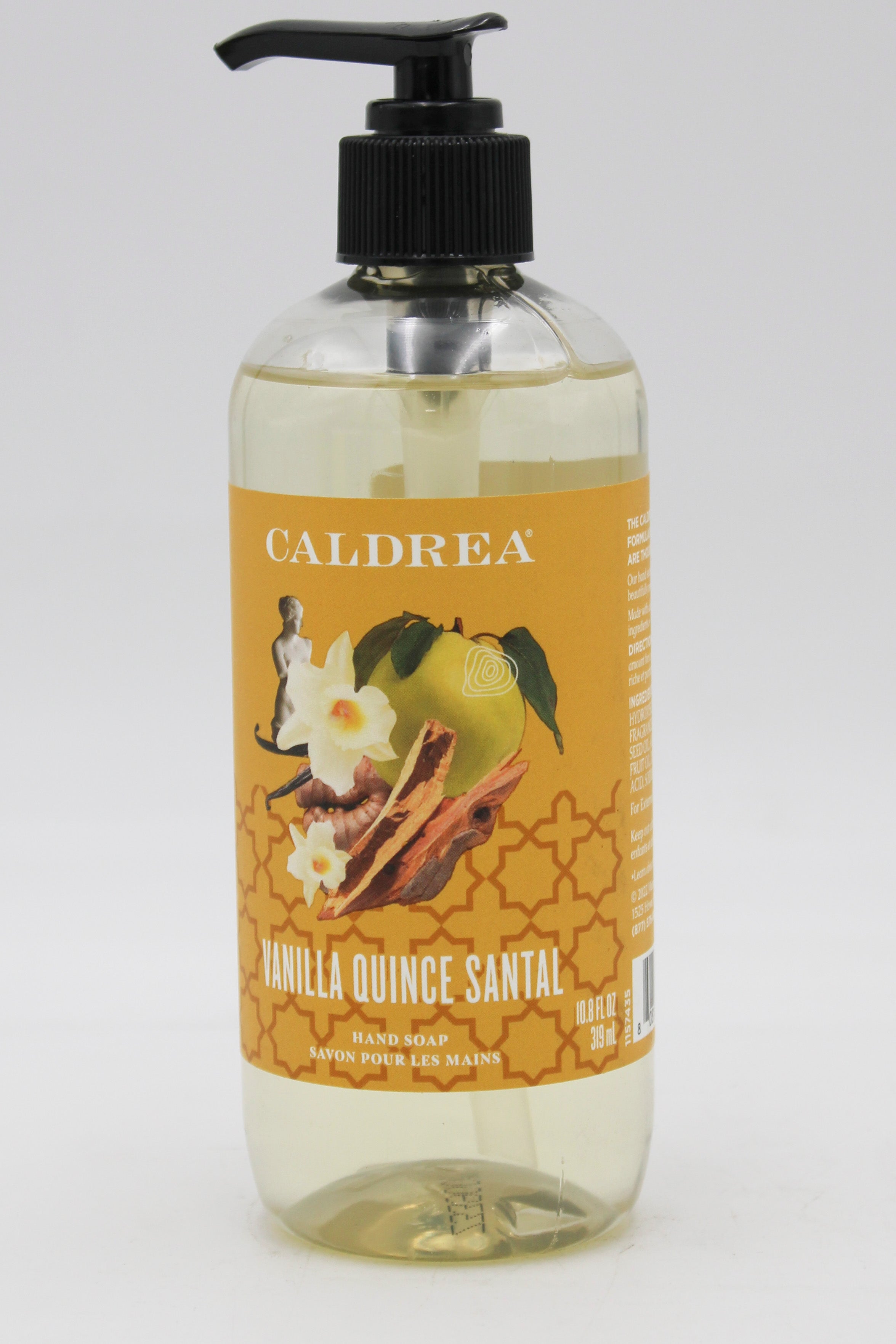 CALDREA HAND SOAP VANILLA QUINCE SANTAL 10.8oz US