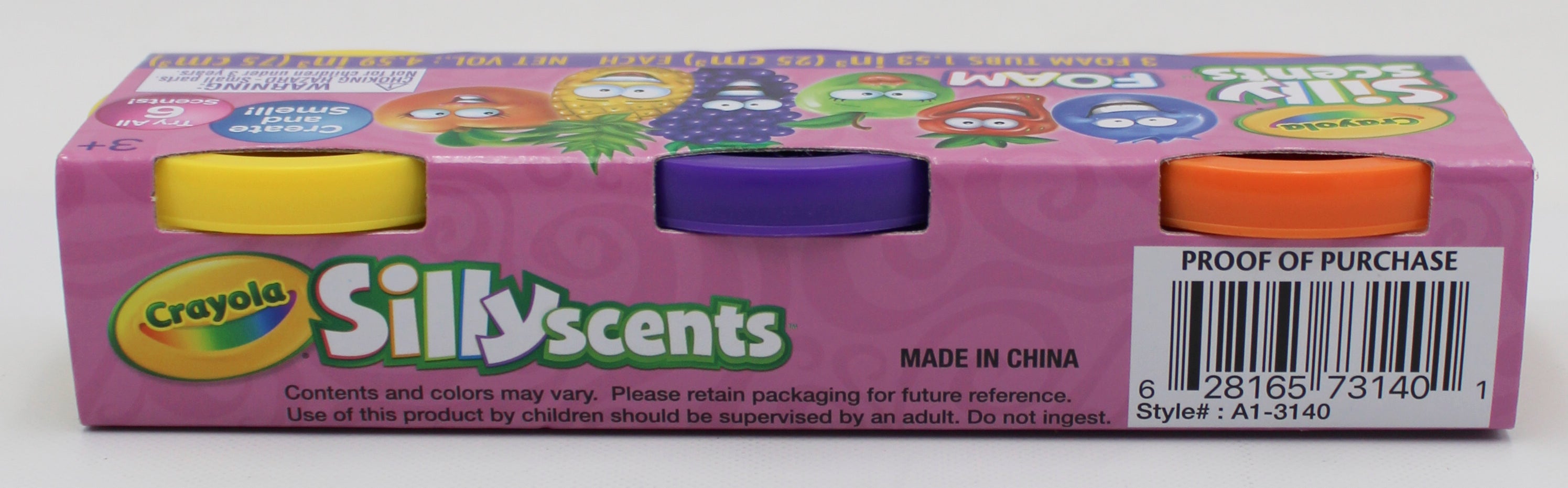 CRAYOLA SILLY SCENTS FOAM 3PK - ASSORTED