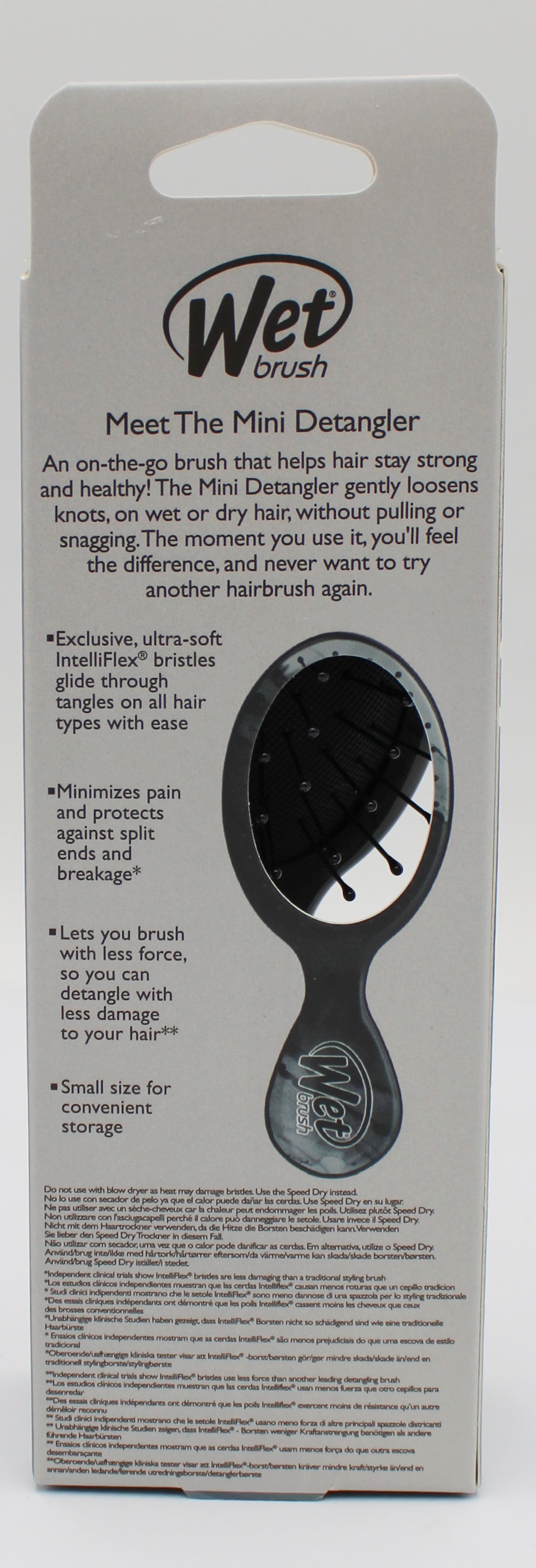 WET BRUSH MINI DETANGLER TERRAIN TEXTURES GRAVEL NI