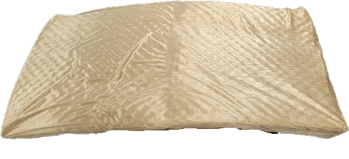 PETMAKER MEMORY FOAM DOG BED 2-LAYER TAN 46"x27"x4"