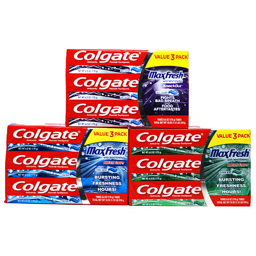 T/PASTE 6oz/3PK(9/22)ASST DISPLY-NI