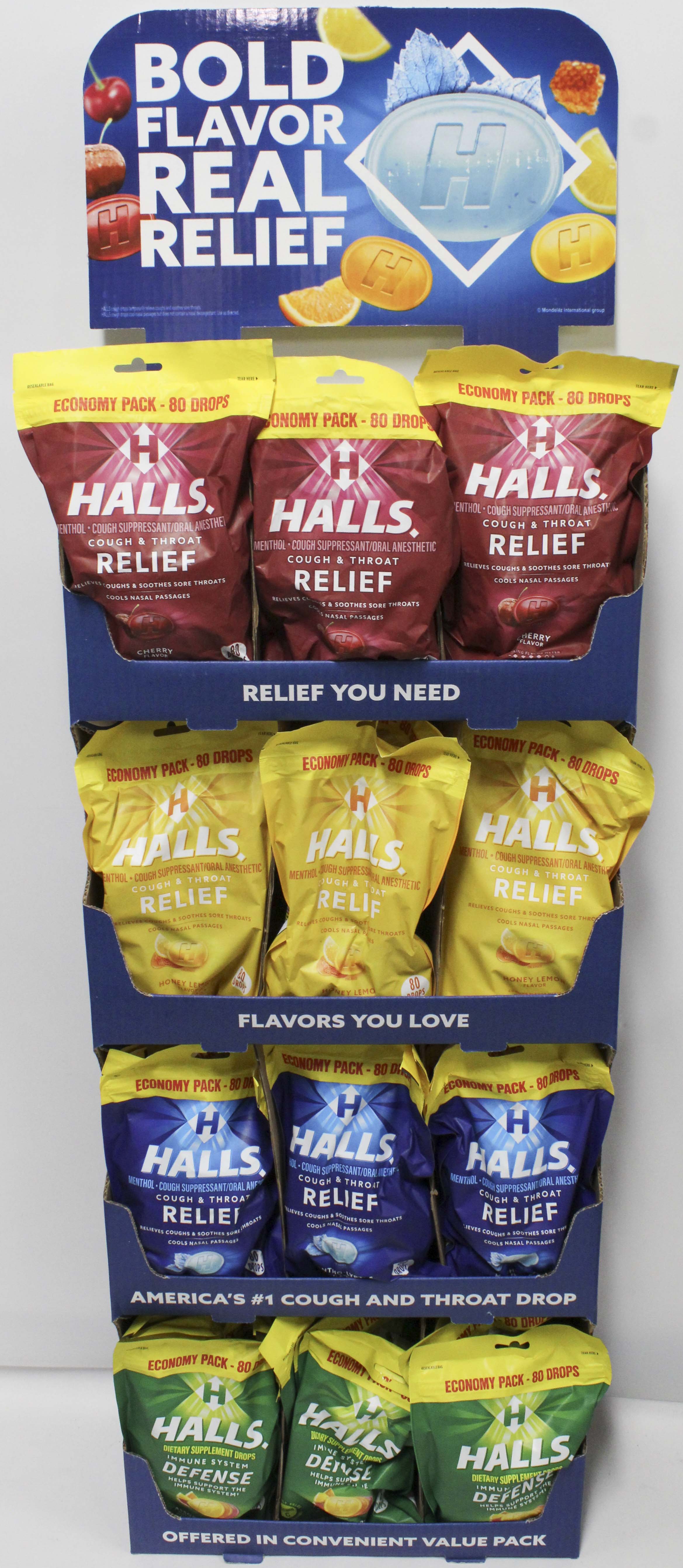 HALLS 80 CT  ECO BAG WING 36CT