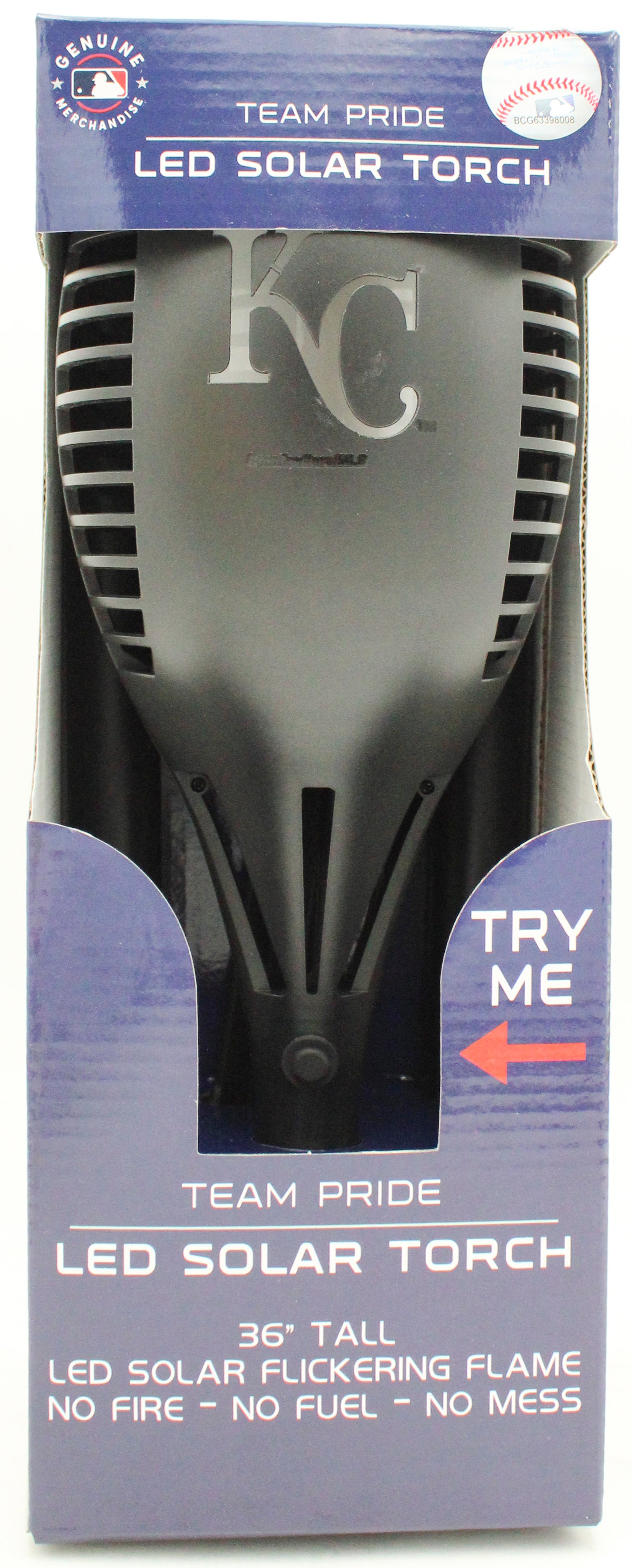 KANSAS CITY ROYALS LED SOLAR TORCH 36"