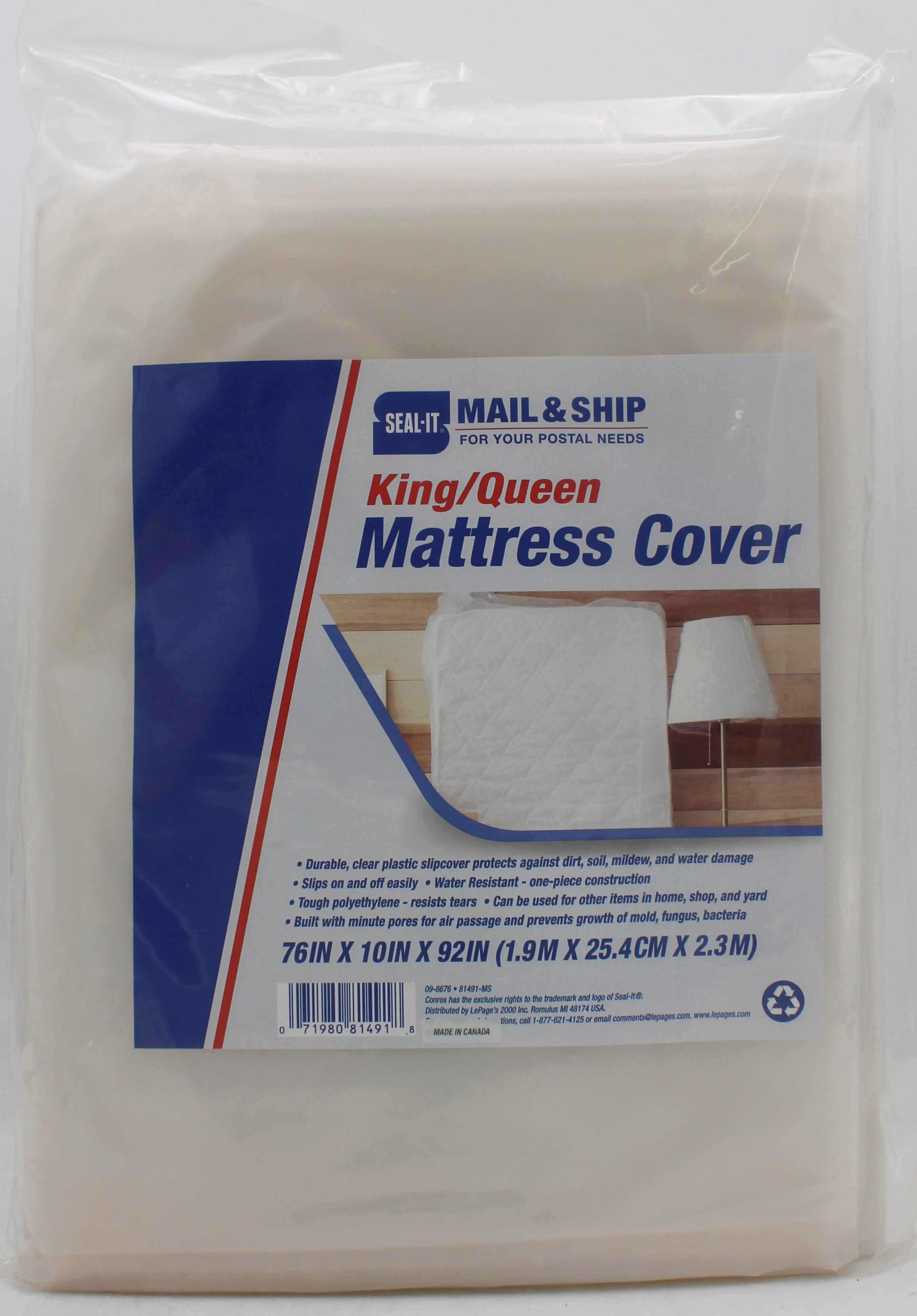 SEAL IT KING MATTRESS COVER FOR MOVING
