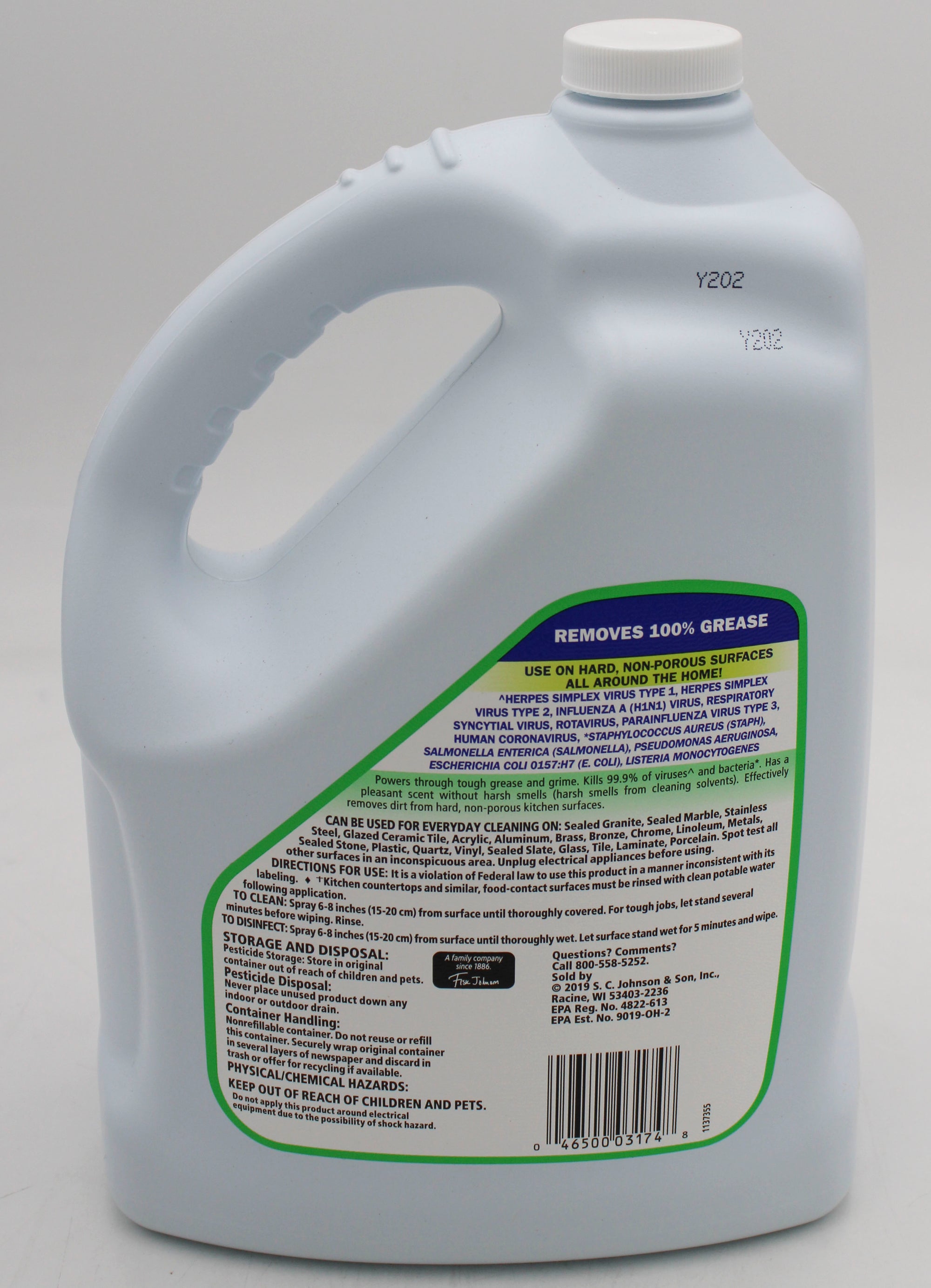 SP FANTASTIK DISINFECTANT MULTI-PURPOSE CLEANER 128oz