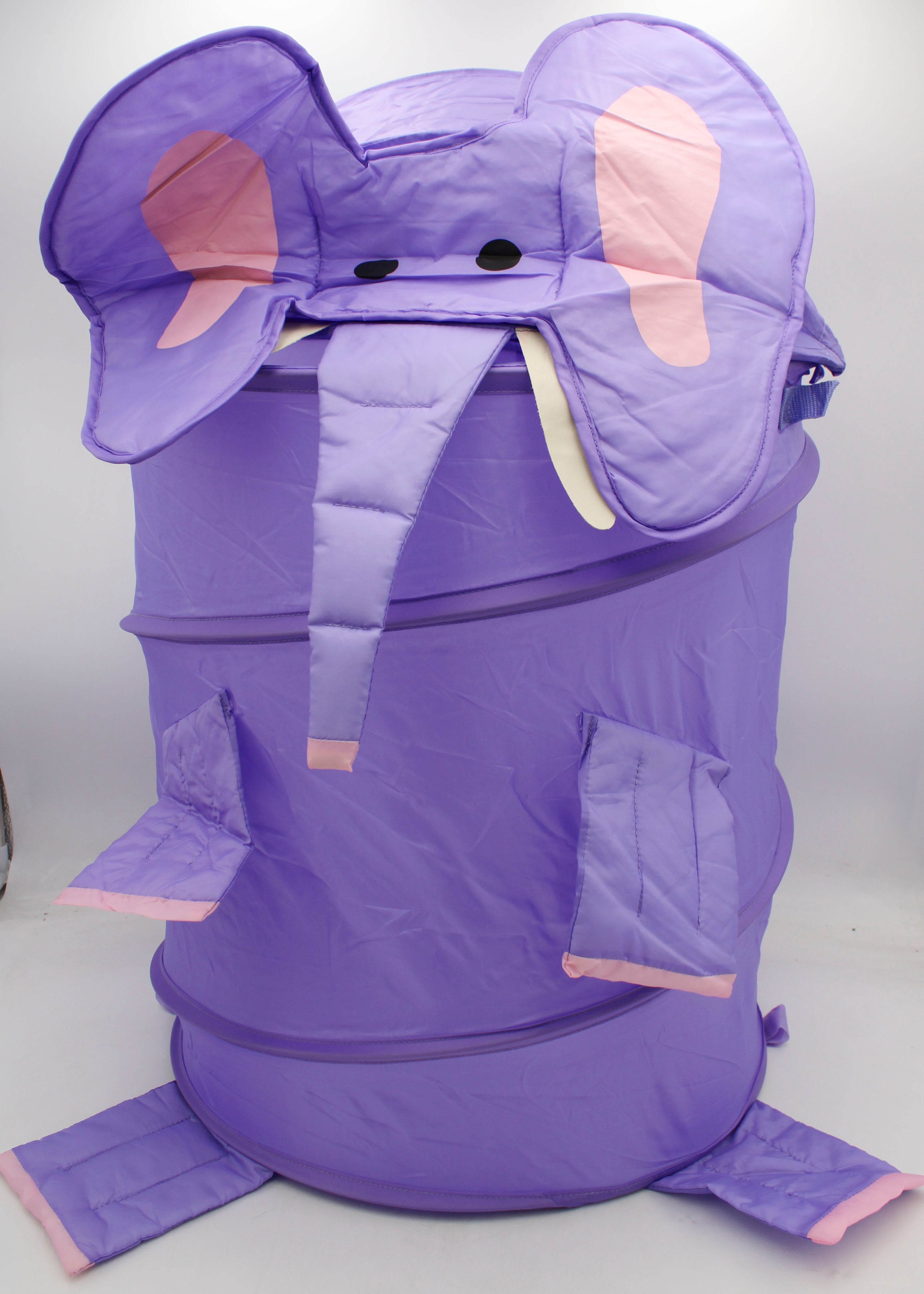 18''x32'' FOLDABLE STANDING HAMPER - ELEPHANT