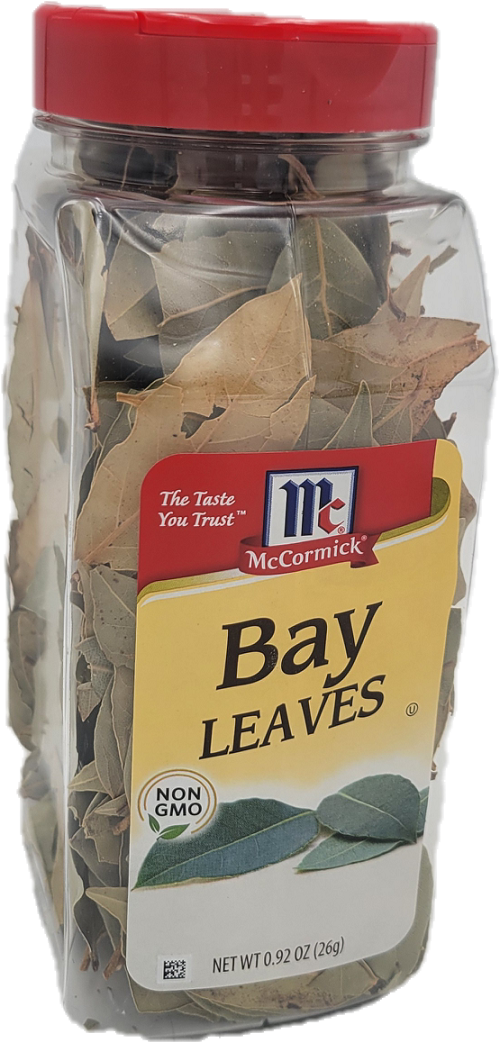 MCCORMICK BAY LEAVES TURKISH 12/0.92 OZ BEST BY 8/01/2026