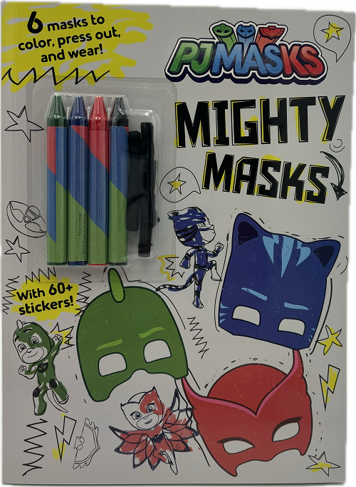 PJ MASKS: MIGHTY MASKS - PAPERBACK COLORING BOOK 48pgs  PP$7.99 US / $9.99 CAN