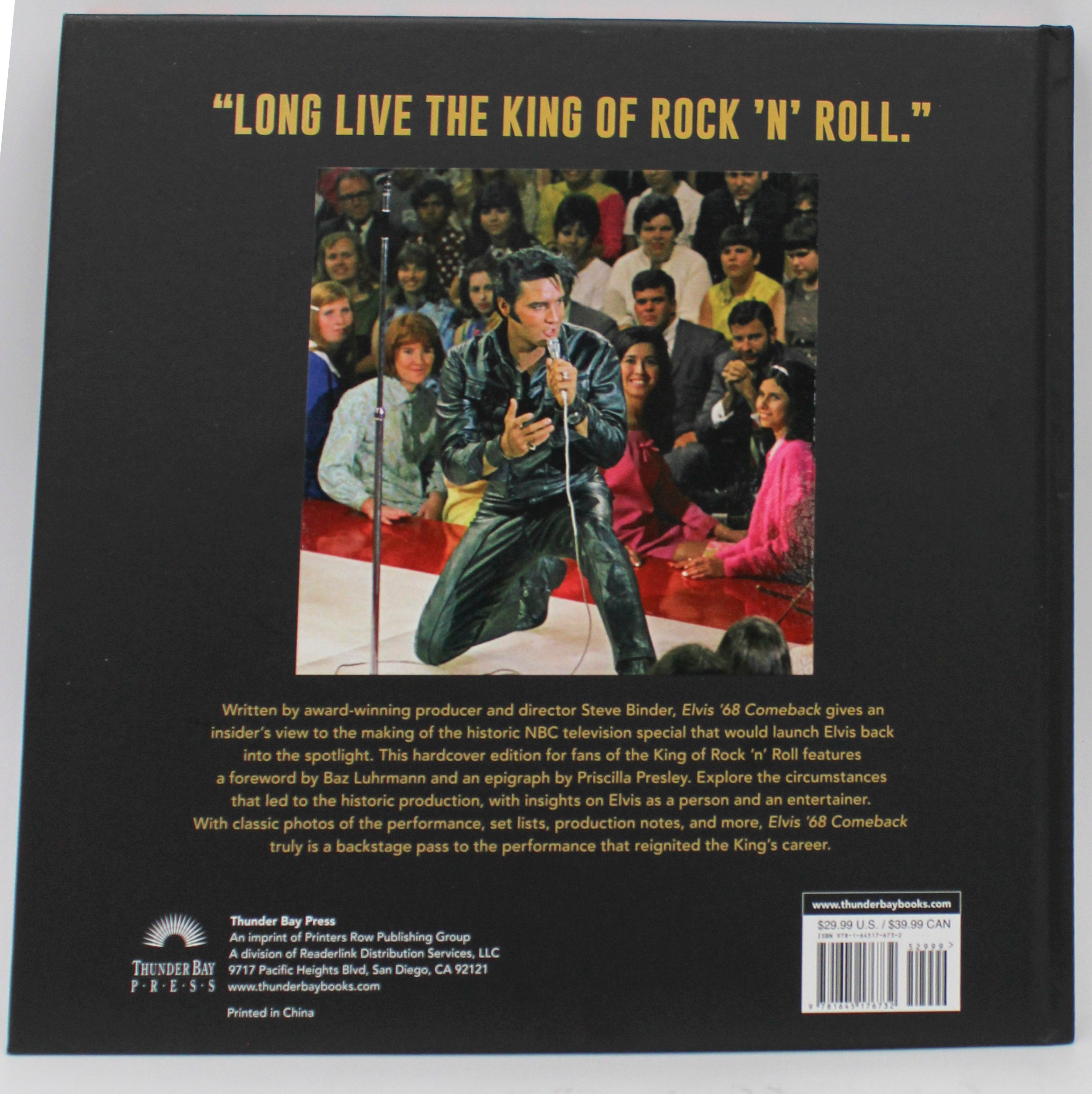 ELVIS '68 COMEBACK HARDCOVER BOOK192pg