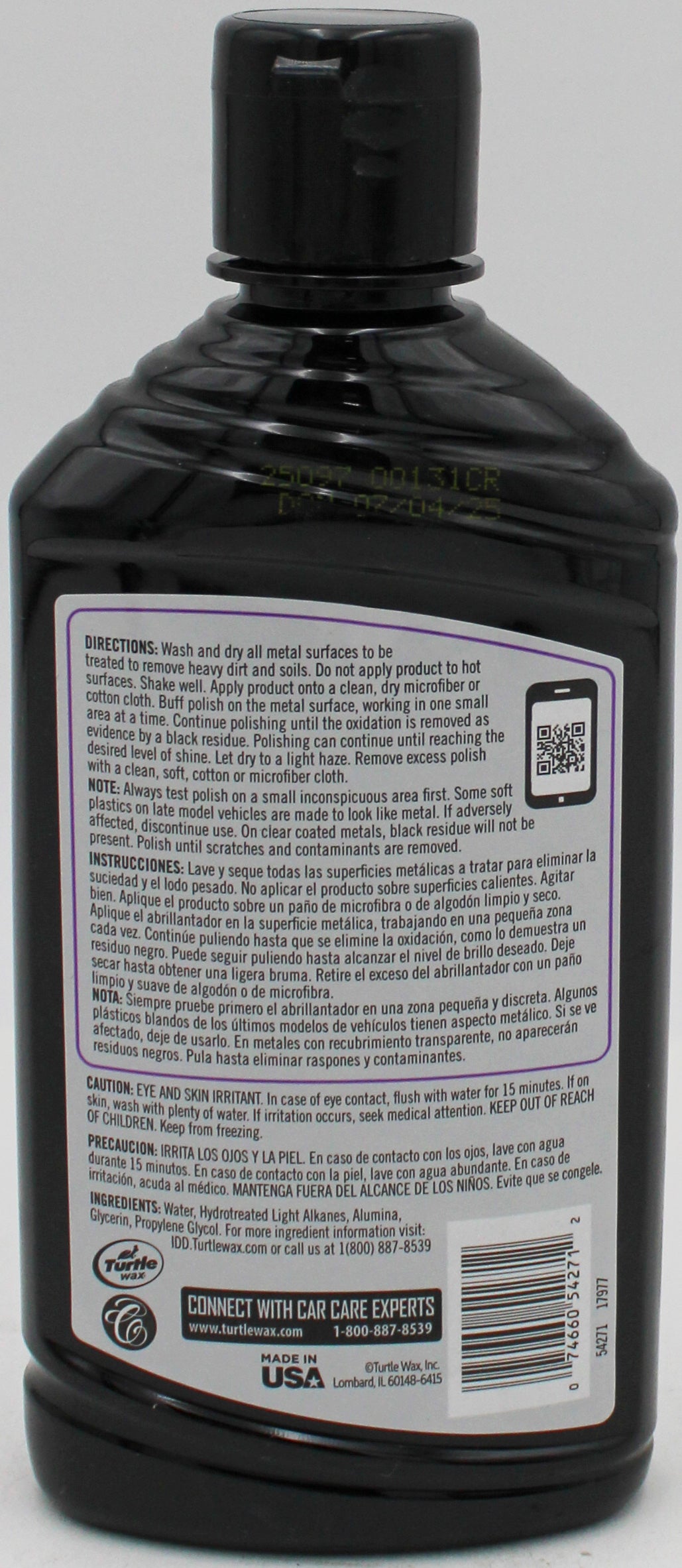 SP TURTLE WAX ALL METAL POLISH 10oz