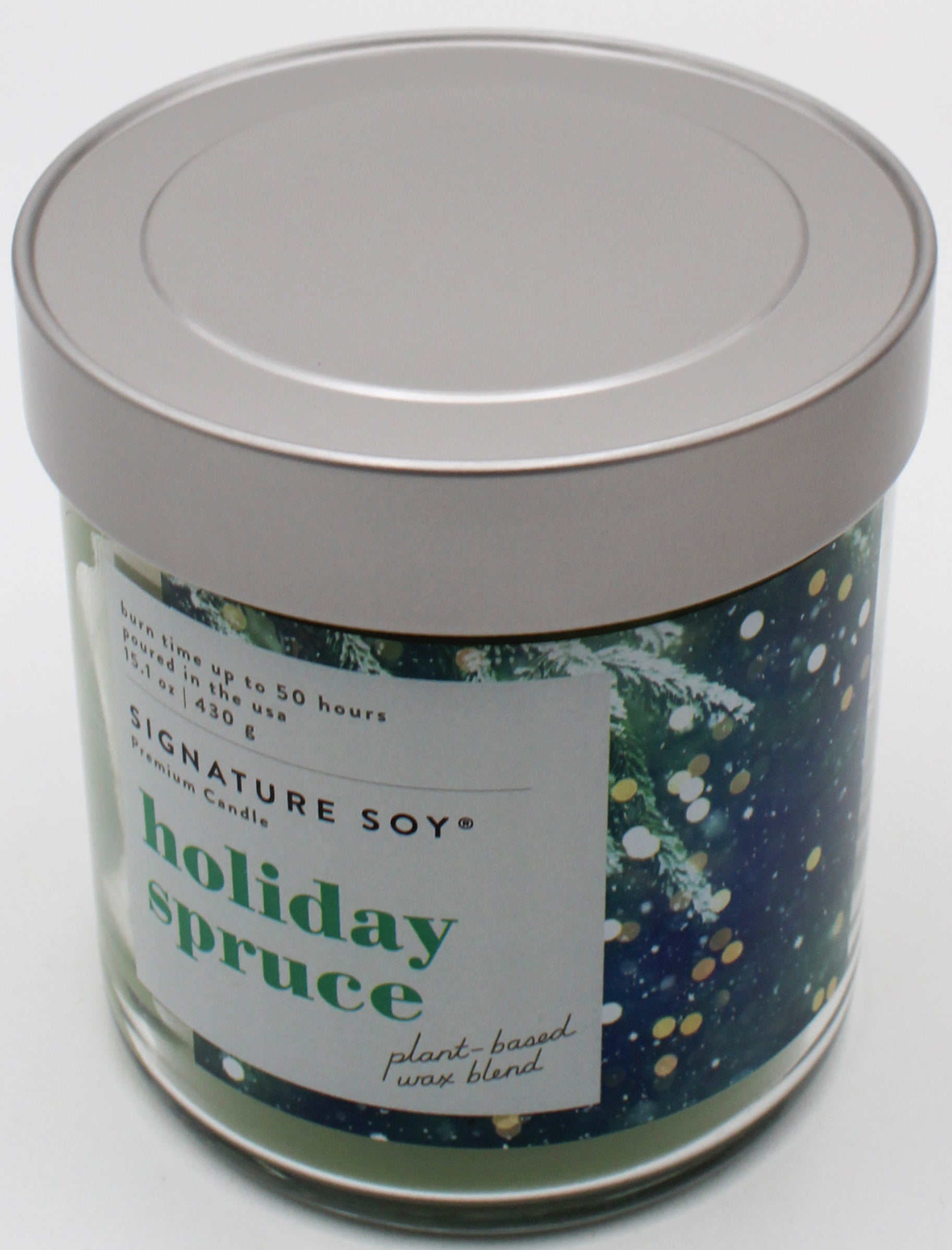 SIGNATURE SOY JAR CANDLE HOLIDAY SPRUCE 15.1oz