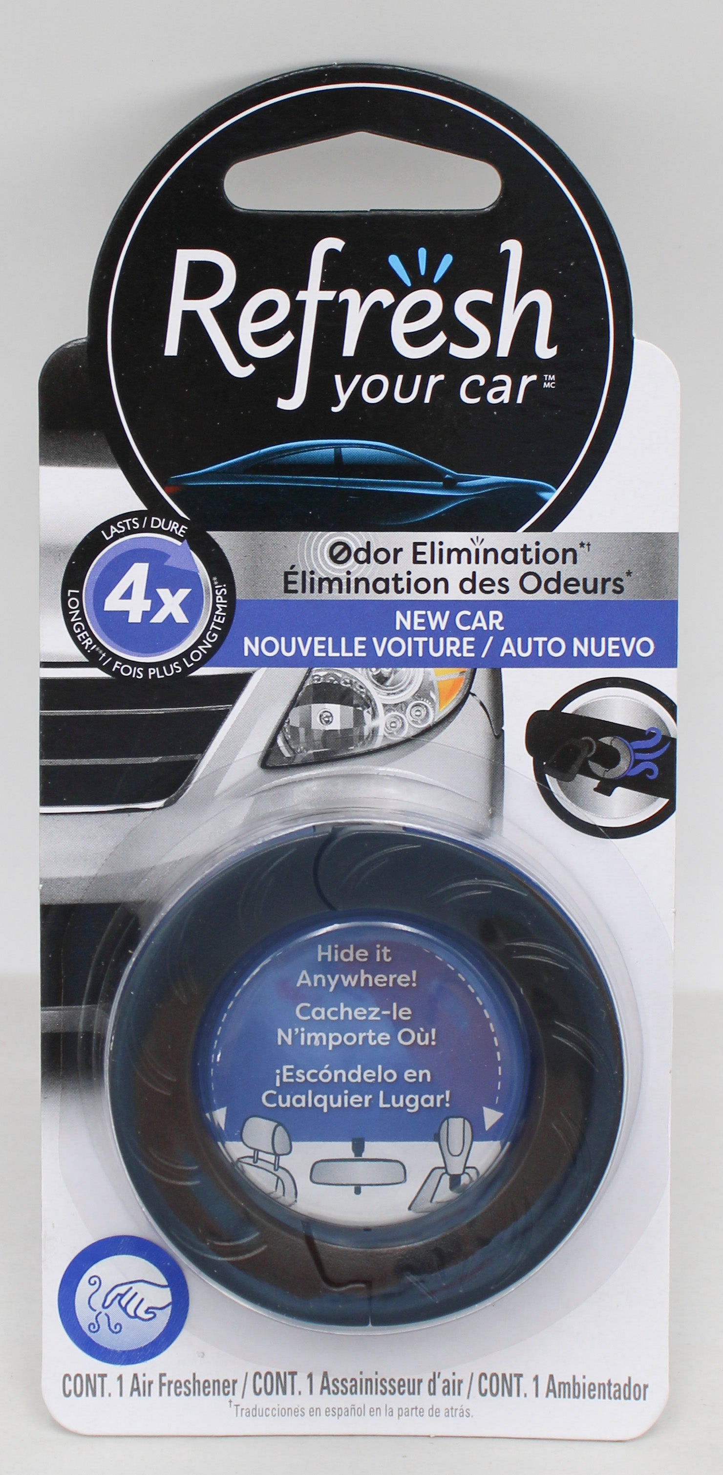REFRESH YOU CAR RING AIR FRESHNER NEW CAR