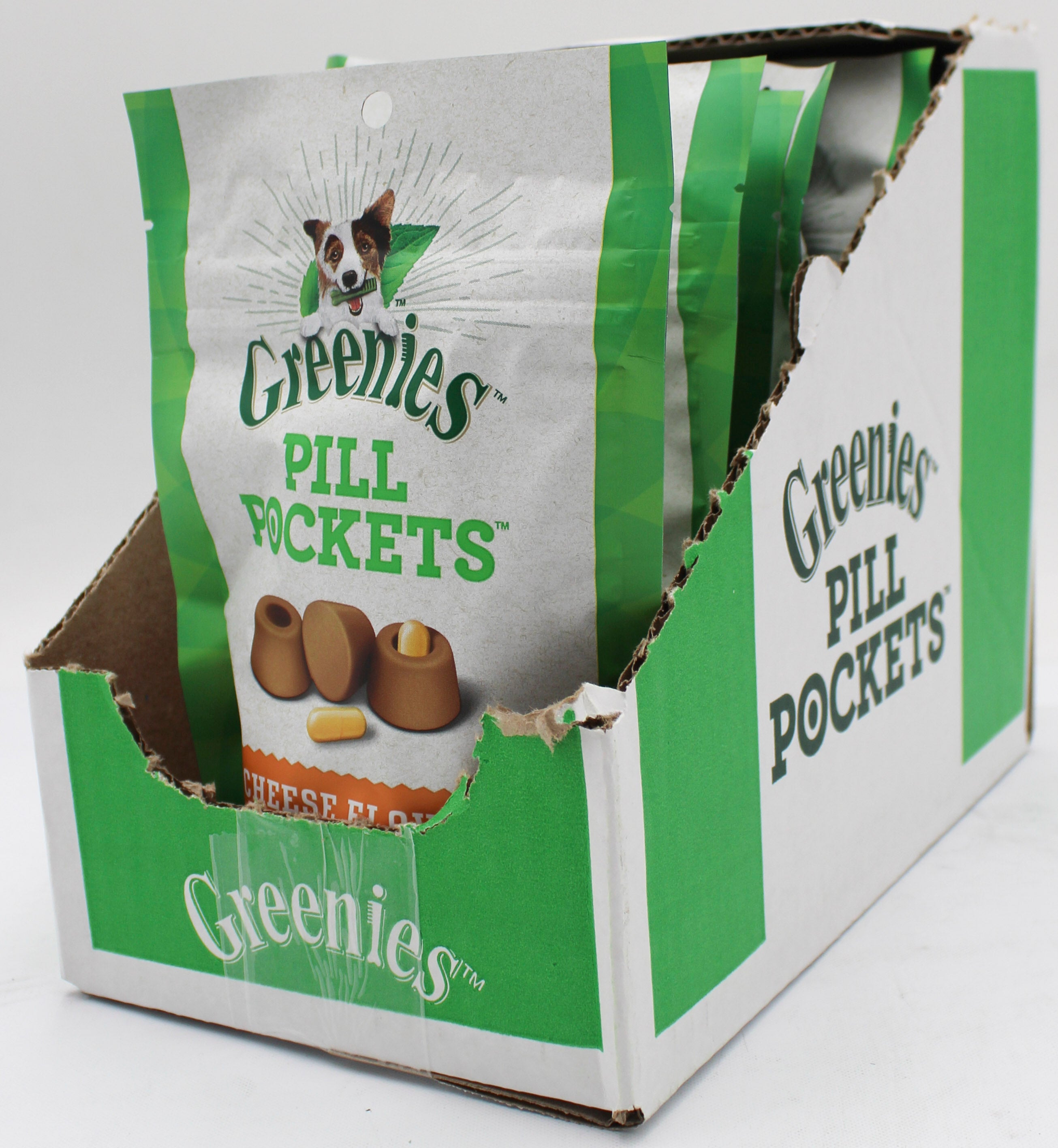 GREENIES PILL POCKETS CHEESE FLAVOR LARGE CAPSULE SIZE SOFT DOG TREATS 7.9 OZ (30 PK) BB 3/1/2027