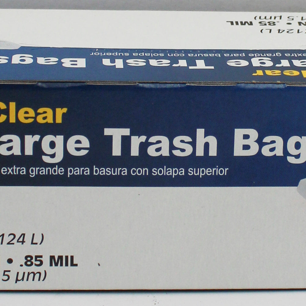 DO IT BEST 10CT 33 GALLON FLAP TIE WASTE BAG CLEAR NI