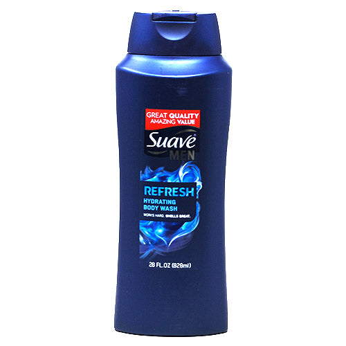 SUAVE MENS BODYWSH 28oz-REFRESH