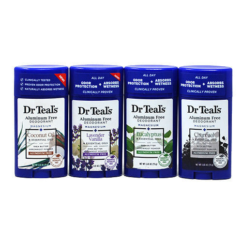 Dr Teal's Deodorant 2.65oz Assorted - Wholesale