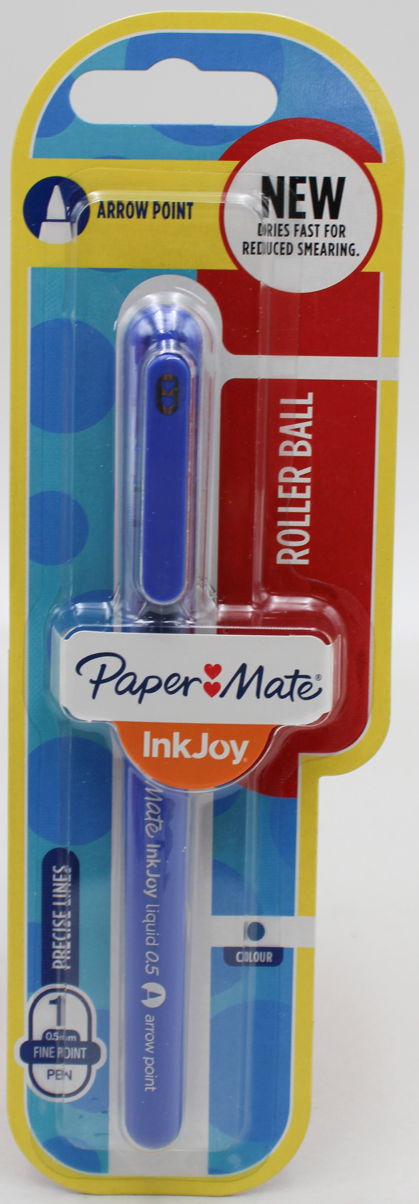 PAPER MATE INKJOY ROLLERBALL FINE POINT PEN BLUE 1CT