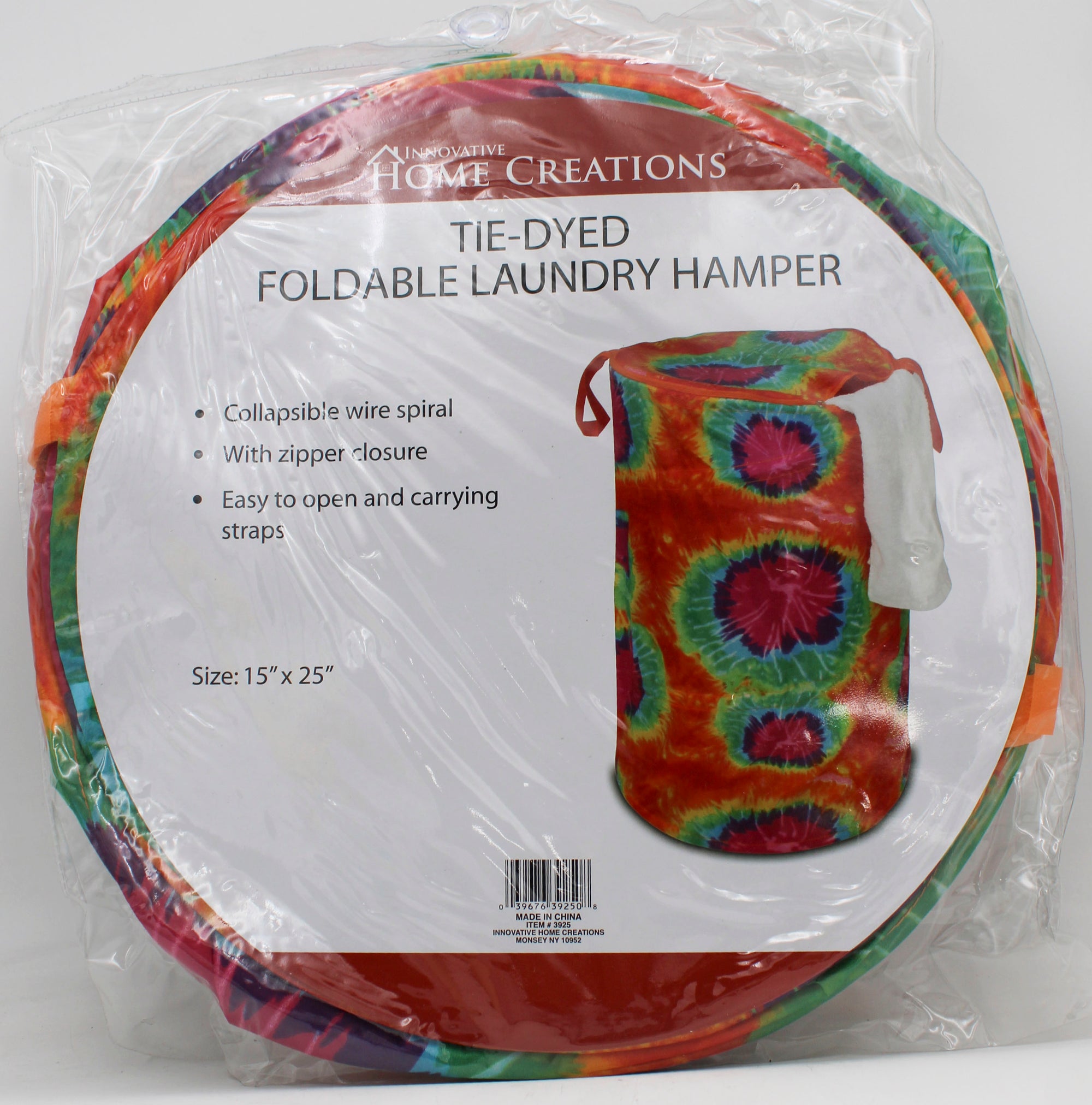 TIE DYE HAMPER -  ORANGE