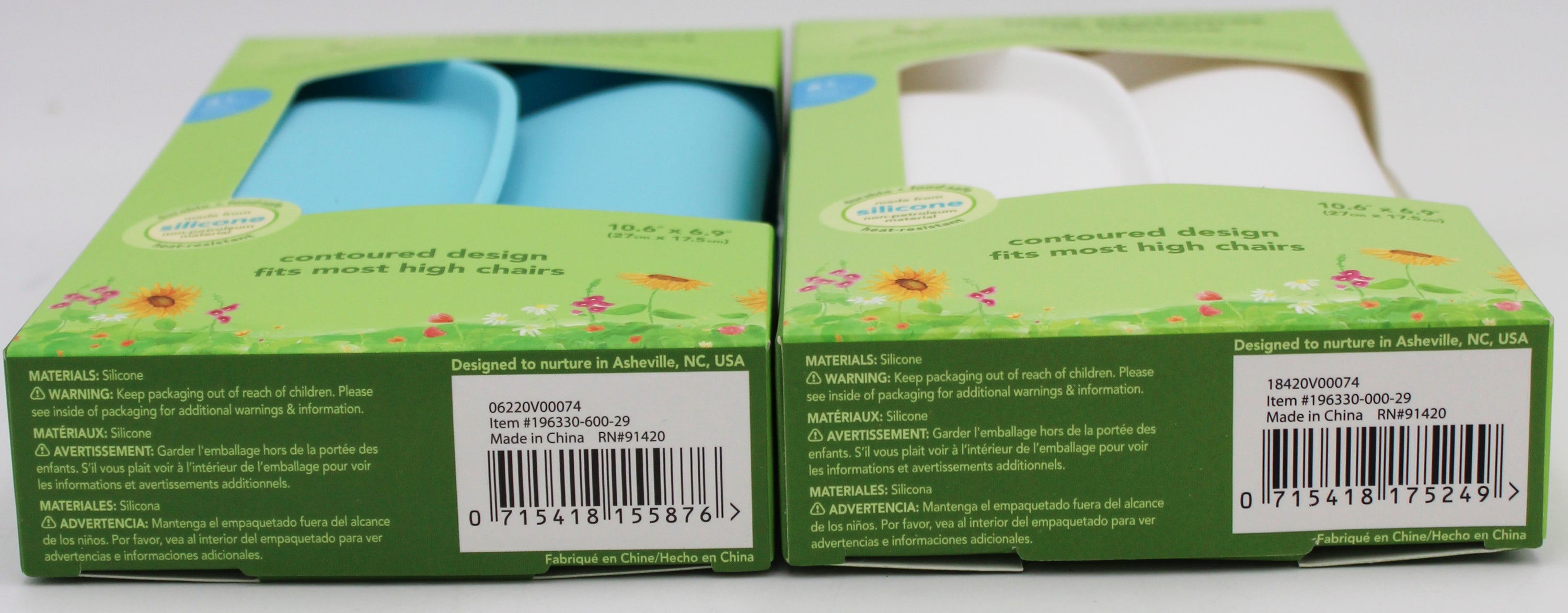 O2COOL FINGER FOOD PLACEMAT - AQUA -6MO+ NI.