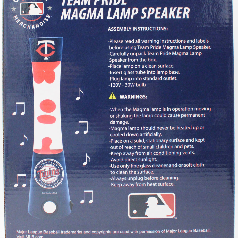 MLB MINNESOTA TWINS LAVA LAMP SPEAKER 16.5"