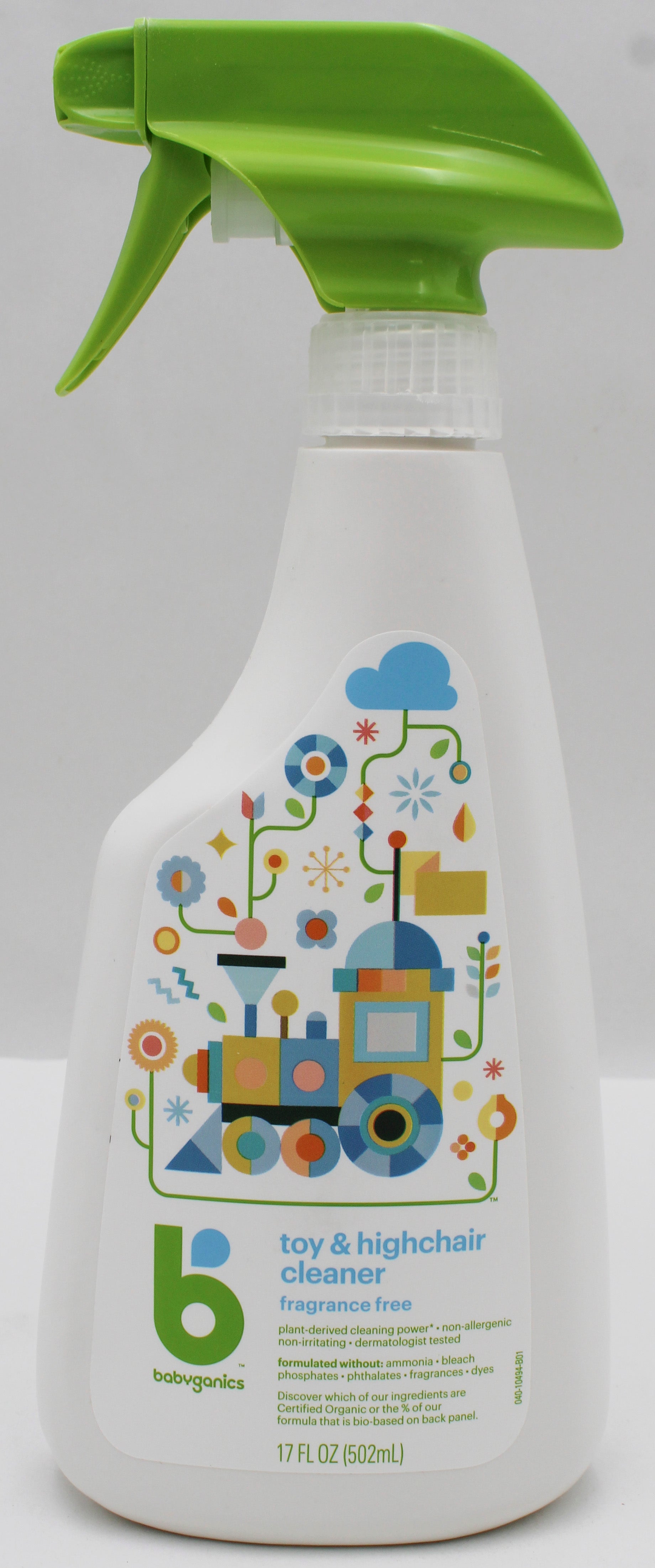 BABYGANICS TOY & HIGHCHAIR CLEANER FRAGRANCE FREE 17oz US