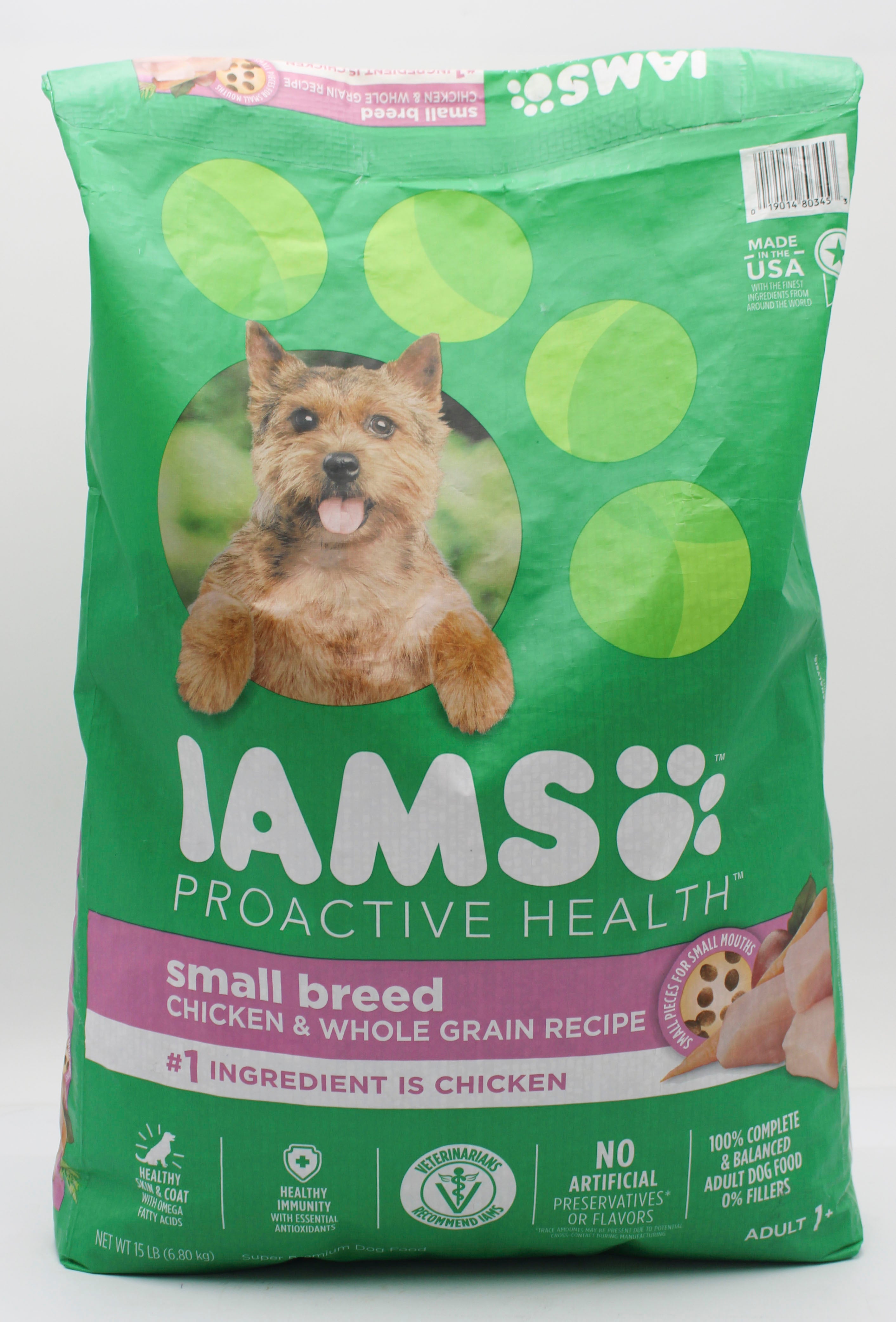IAMS Proactive Health Small Dog Dry Food Chicken 15lb Bag