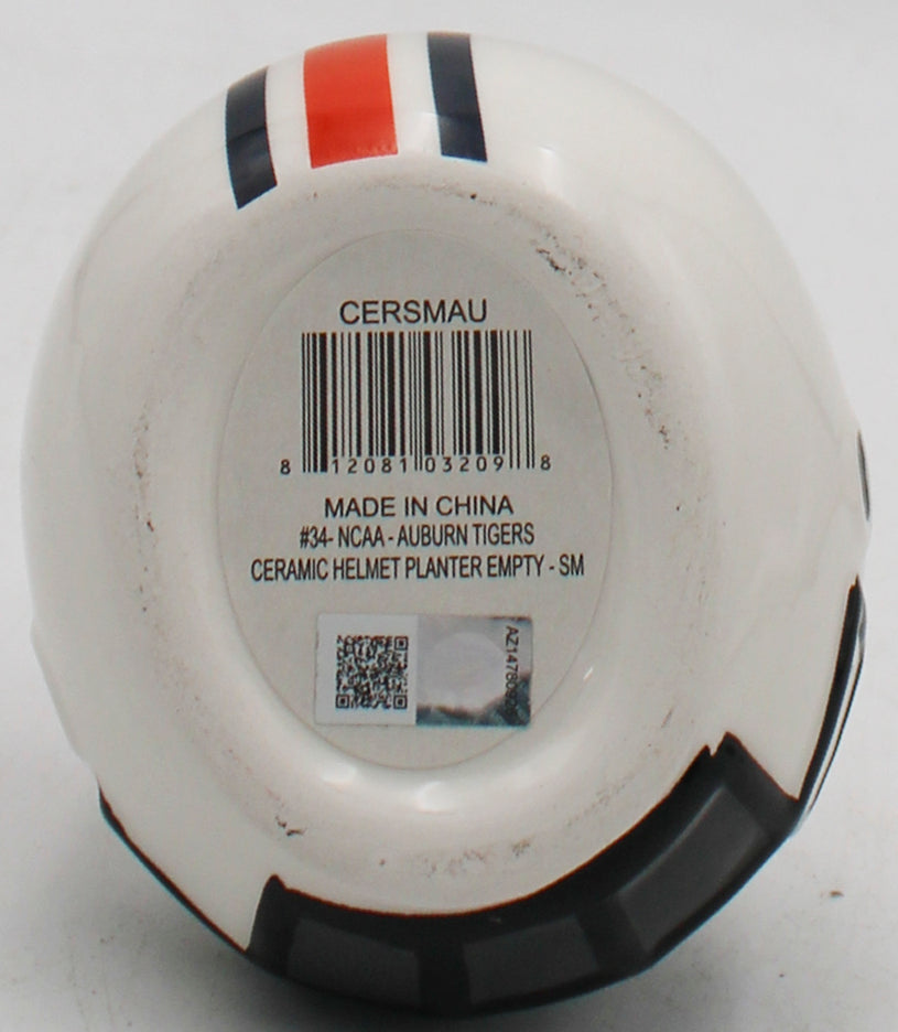 AUBURN TIGERS SMALL CERAMIC HELMET