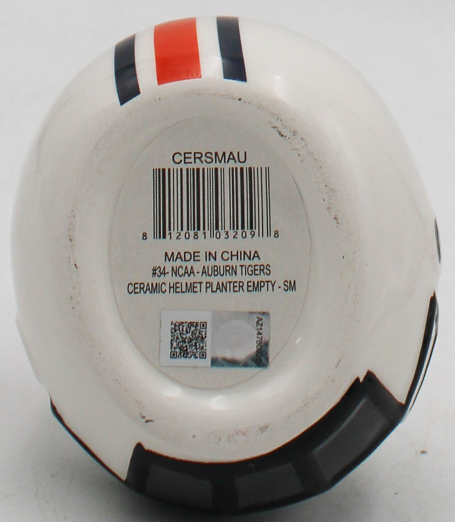 OFFICIALLY LICENCED AUBURN TIGERS SMALL CERAMIC HELMET