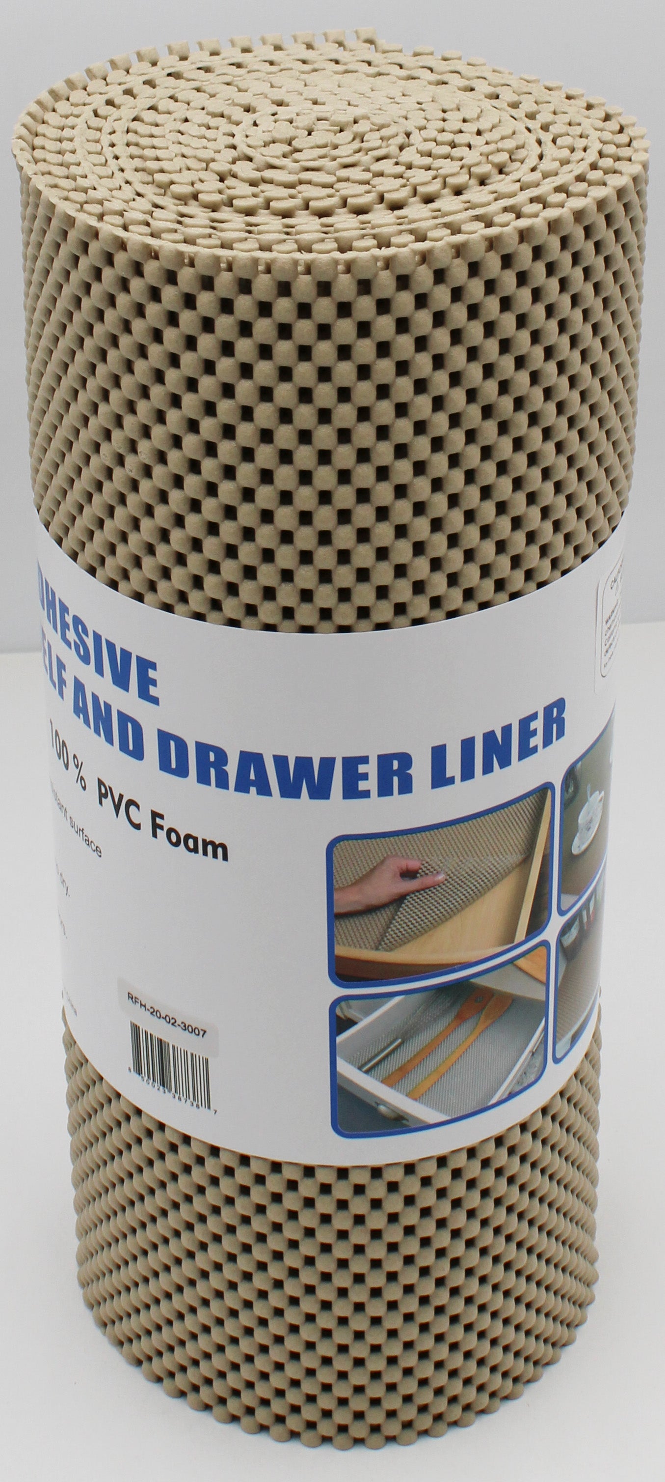 `12x180" BEIGE SHELF LINER
