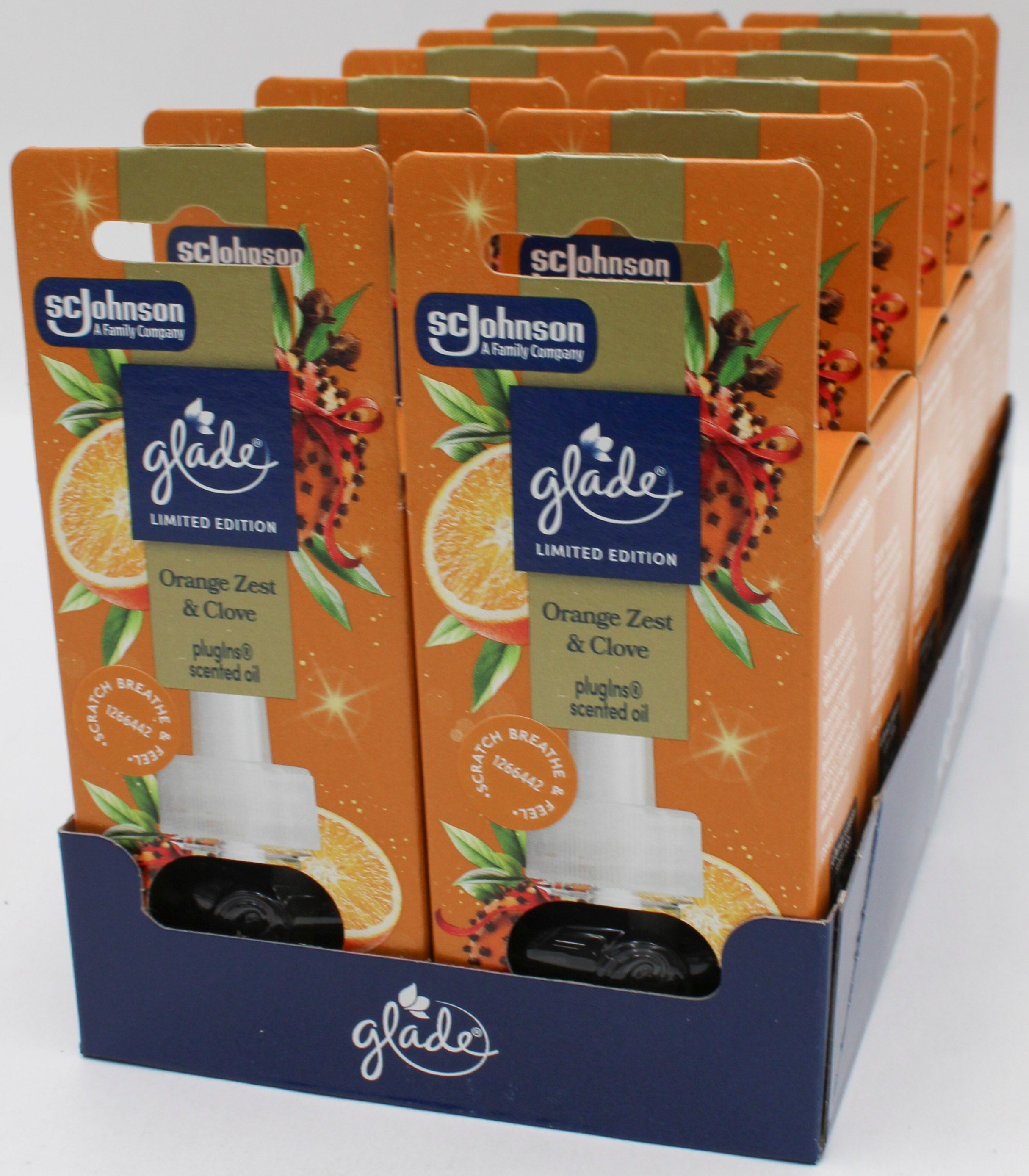 Glade Plug-In Scented Oil Orange Clove 0.67oz Refill