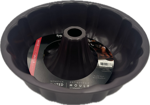 SAVEUR ARTISAN NONSTICK FLUTED TUBE PAN ROUND 9.8" NI