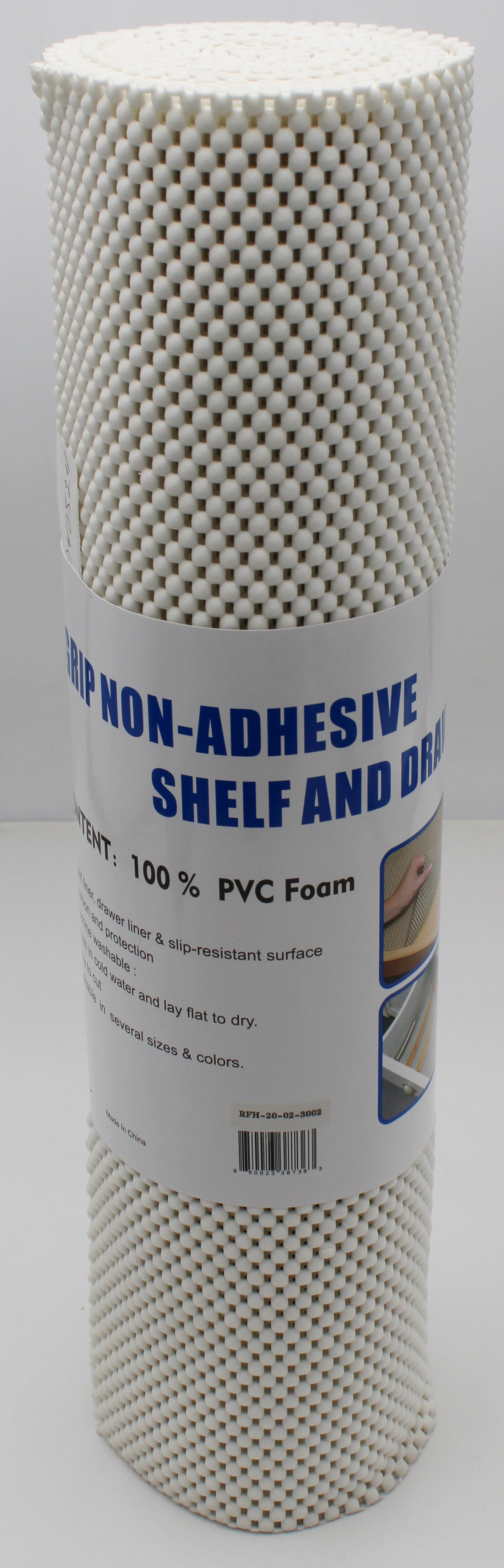 18x120" WHITE SHELF LINER