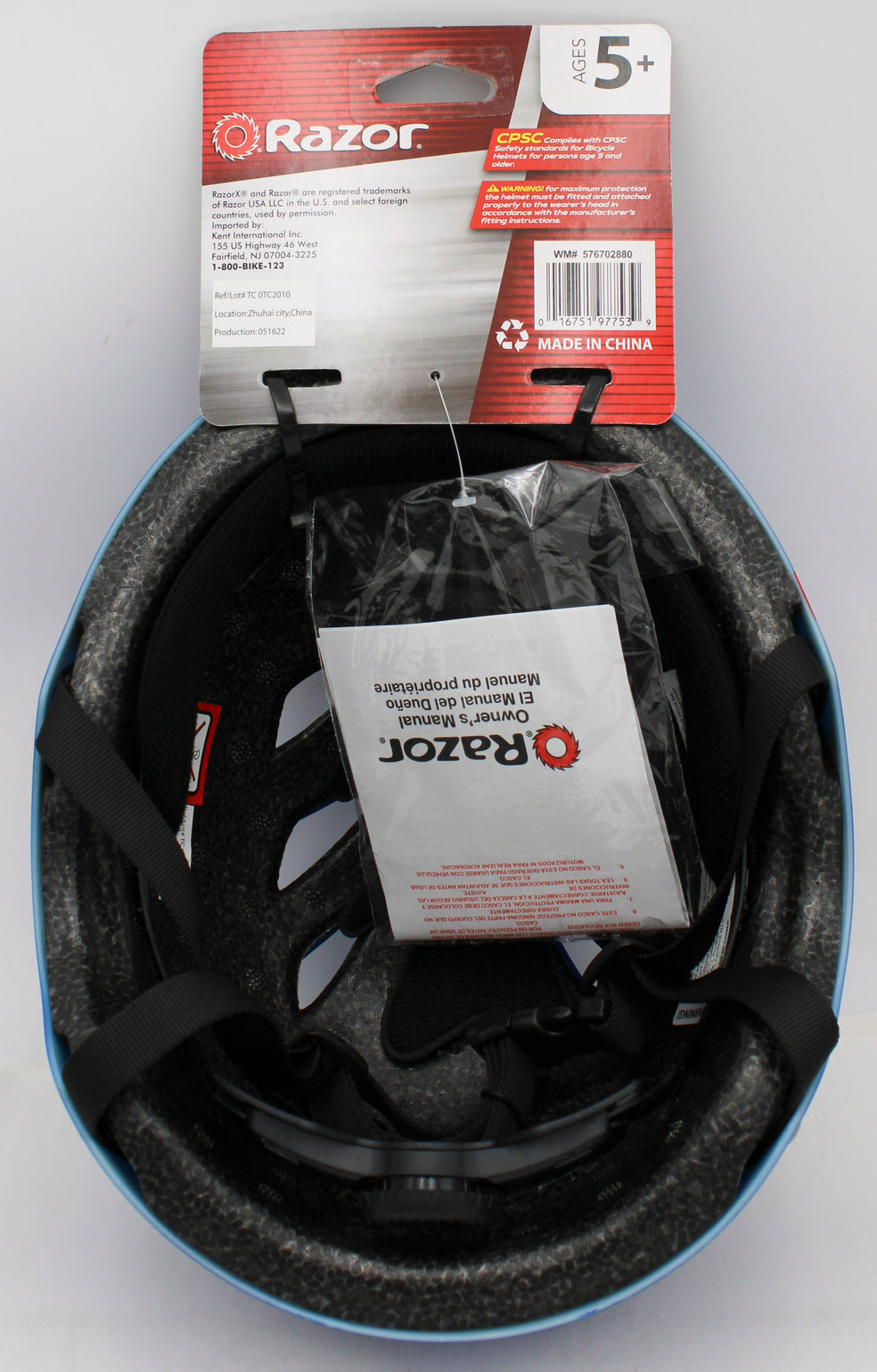 RAZOR CHILD HELMET BLUE 5+