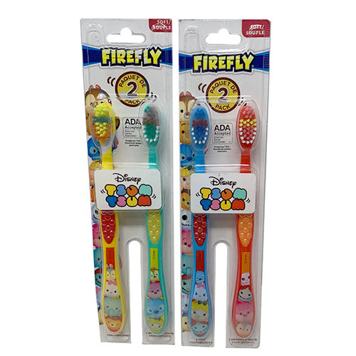 Kids Toothbrush Soft 2-Pack Assorted Tsum | Wholesale