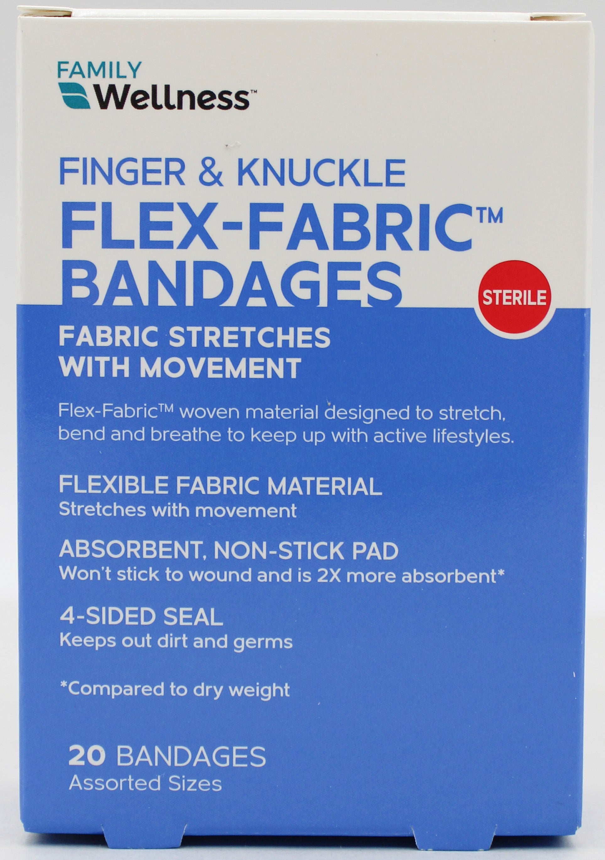 BANDAGES FINGER AND KNUCKLE 20CT