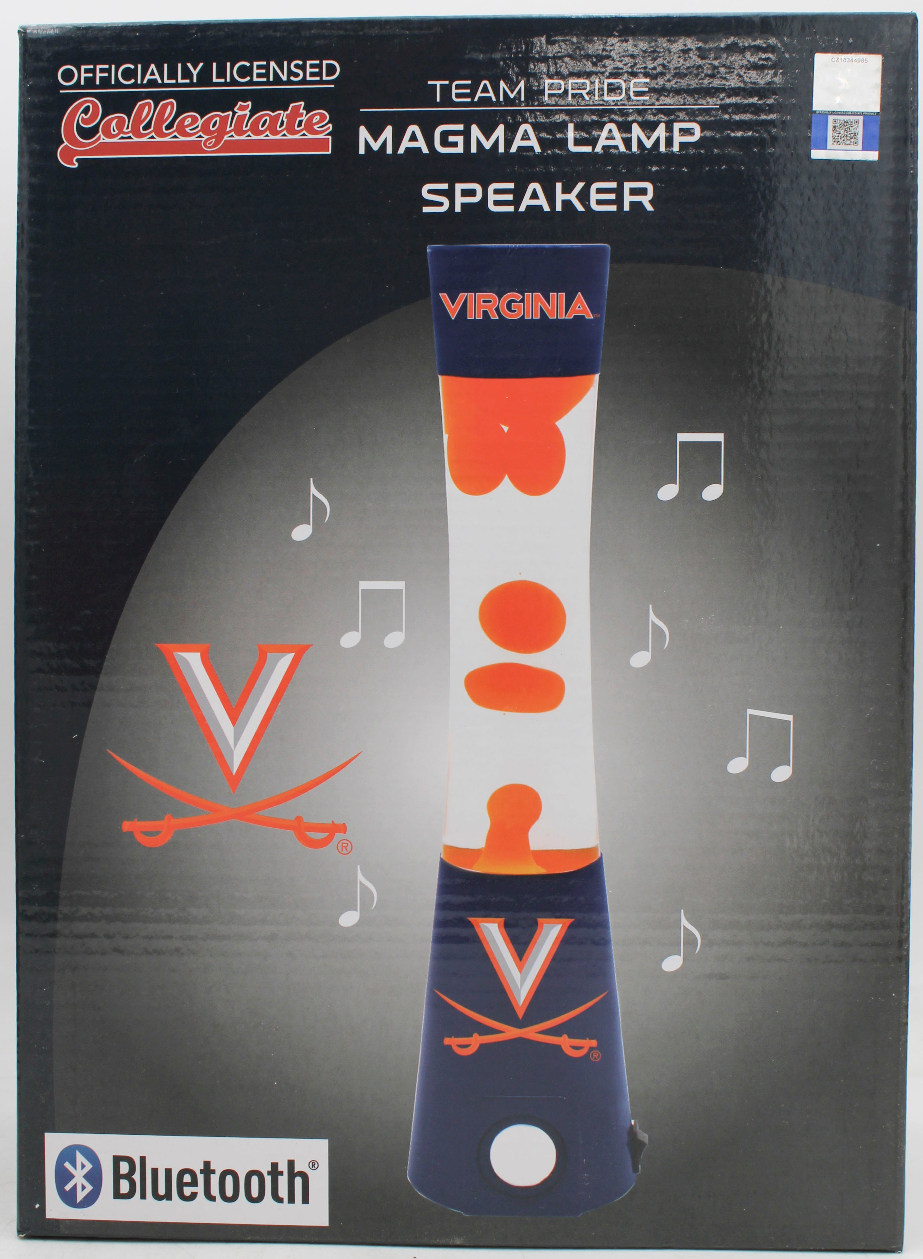 NCAA VIRGINIA VAVALIERS LAVA LAMP SPEAKER 16.5"