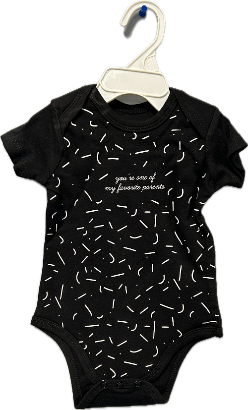 FAVORITE PARENTS ONESIE 3-6 MONTHS