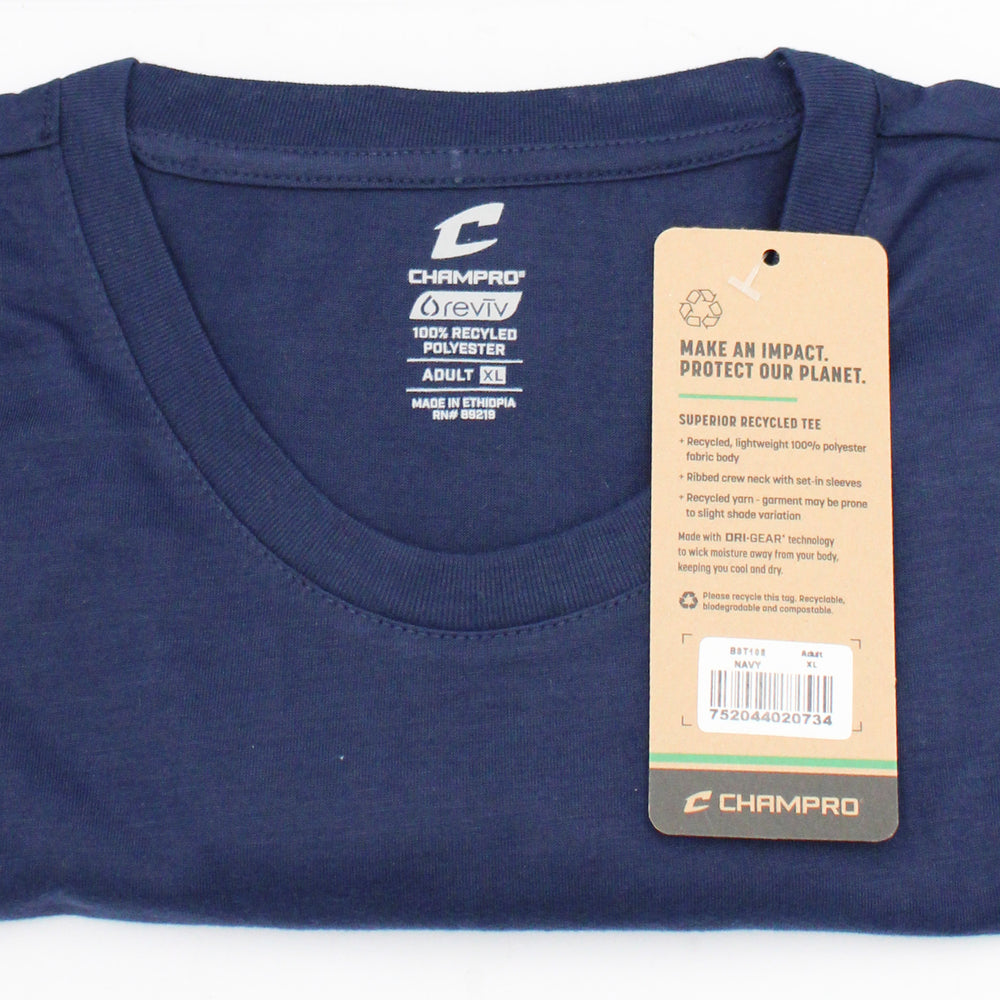T-SHIRT - ADULT - NAVY- XL