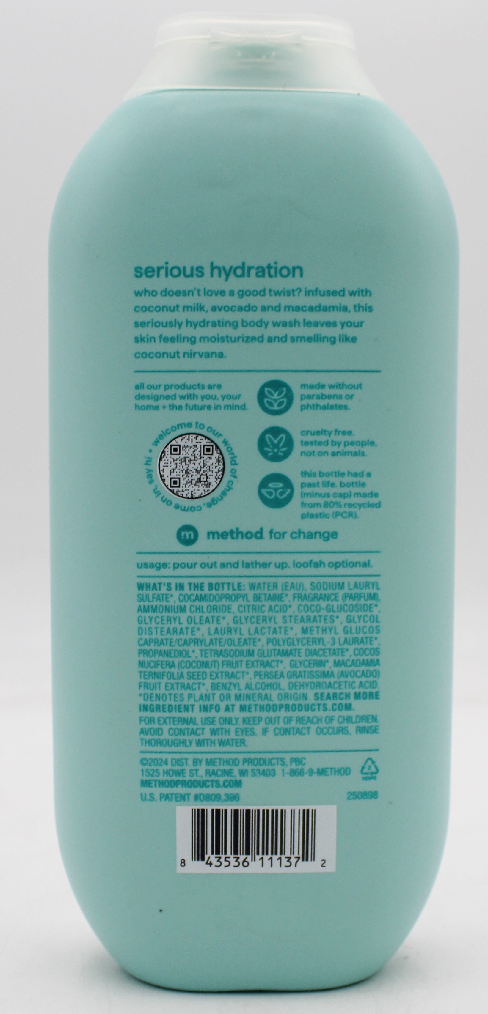 SP METHOD BODY WASH  18oz COCO TWIST