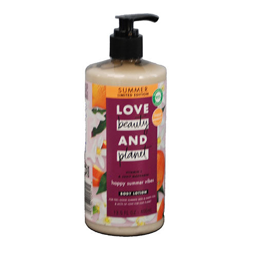 LOVE BEAUTY & PLANET BODY LOTION 13.5OZ-MANDARIN/VITAMIN C