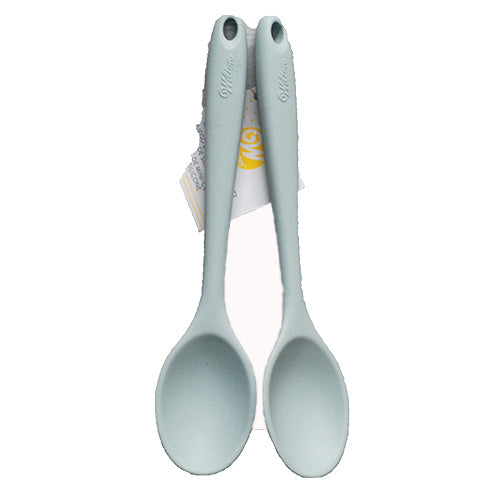 WILTON SILICONE SPOON LIGHT BLUE MINI 2CT