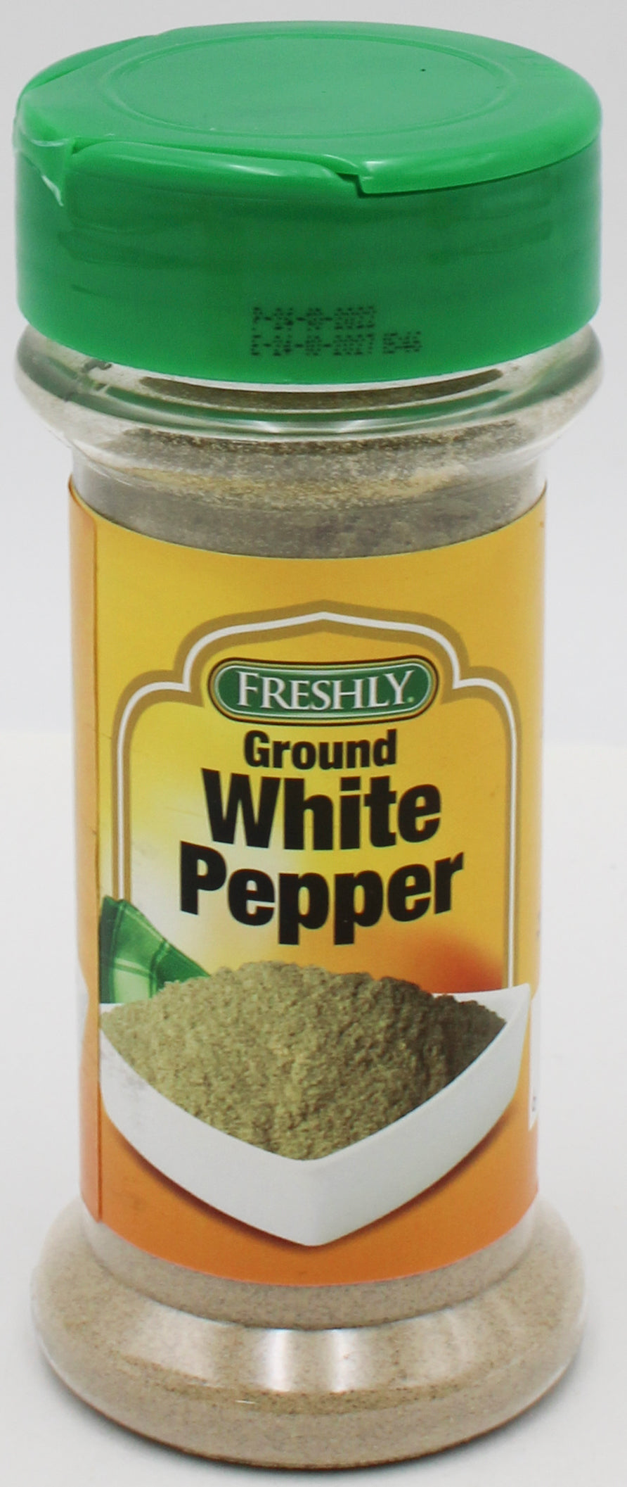 FRESHLY GROUND WHITE PEPPER 3 Oz BB 10/24/27