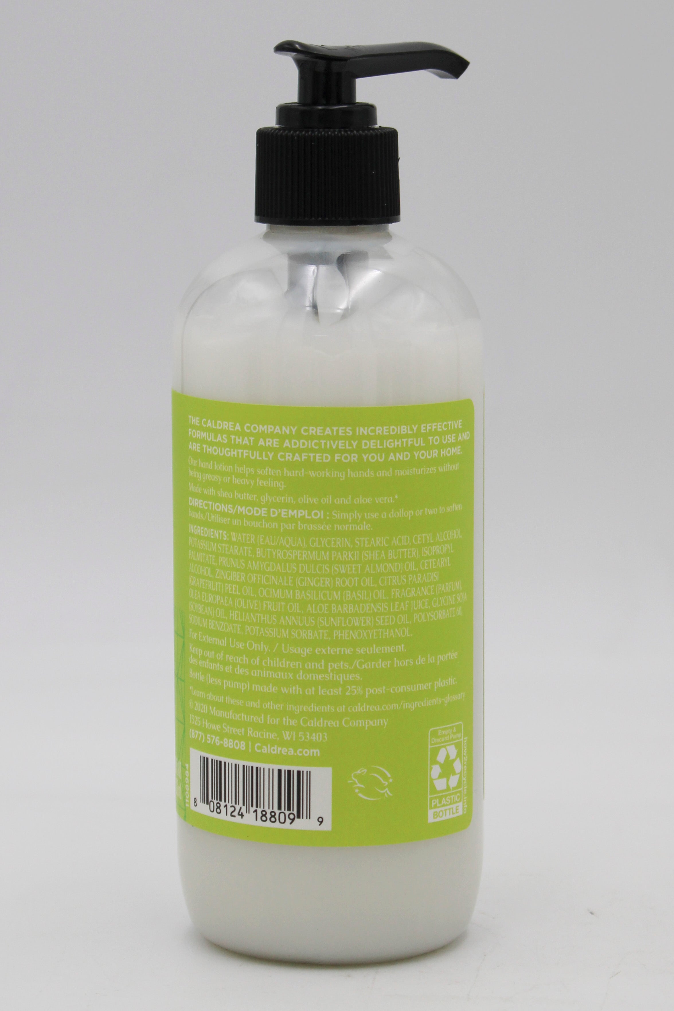 CALDREA HAND LOTION GINGER POMELO 10.8oz