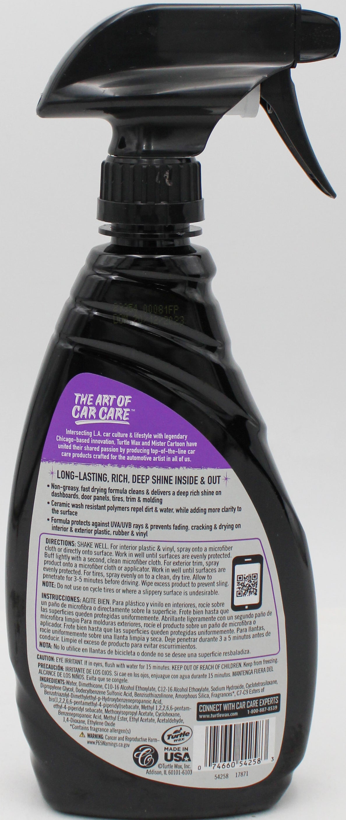 SP TURTLE WAX MISTER CARTOON INTERIOR & EXTERIOR PROTECTANT 16oz