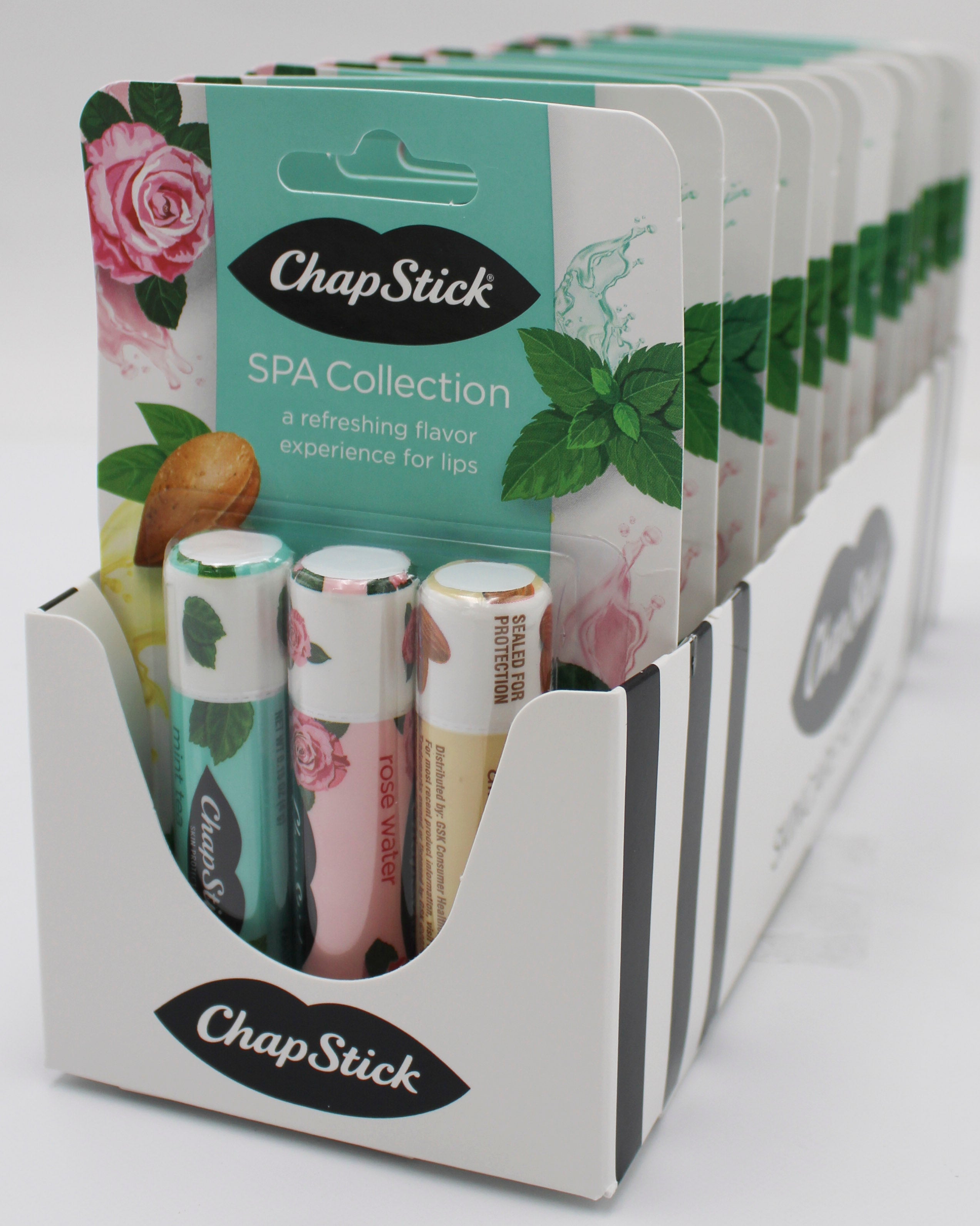 CHAPSTICK ROSE/MINT/ALMOND SPA 3CT .45OZ 11/30/2027