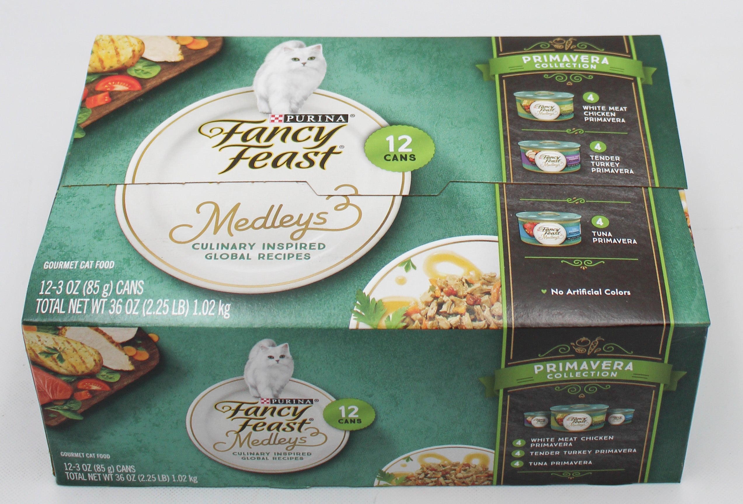 Purina Fancy Feast Medleys Primavera Cat Food Variety Pack 12 x 85g