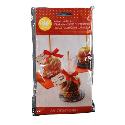 WILTON CARAMEL APPLE KIT 8CT.
